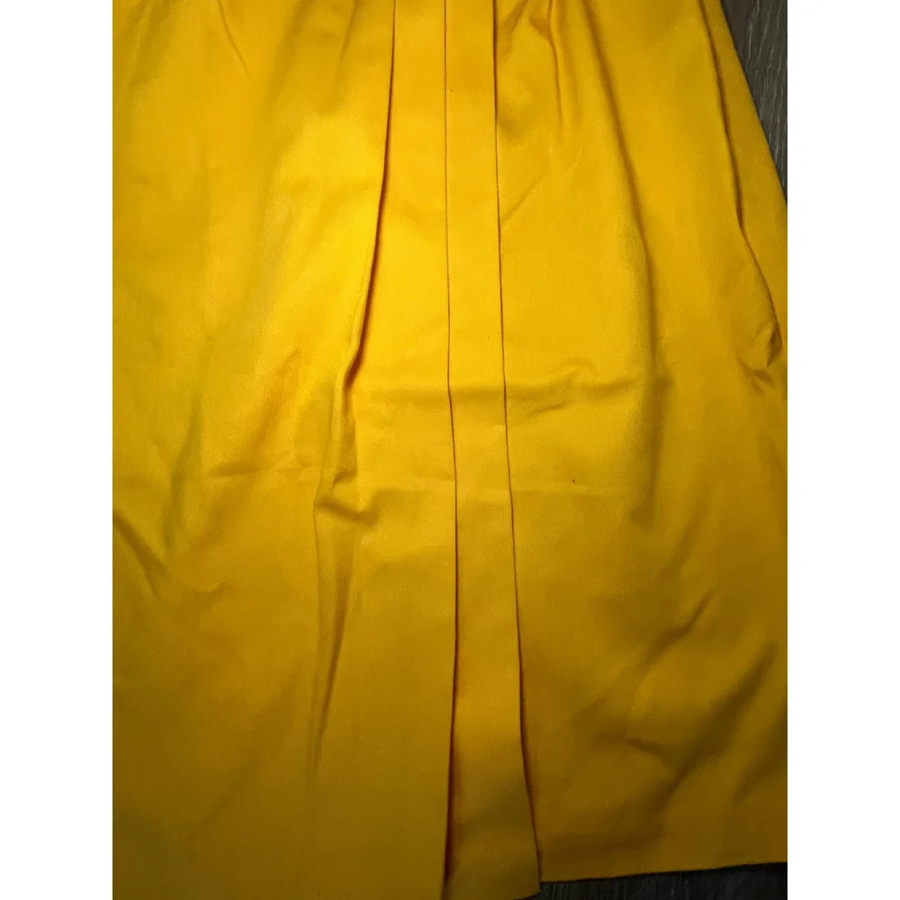 Women's California Collections Yellow A-Line Skirt Size S - Picture 5 of 11